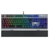 Philco Gaming PKB92 Full ARGB Mechanical Gaming Keyboard With Detachable Wrist Rest – Brushed Aluminum Build – OUTEMU Brown Switches