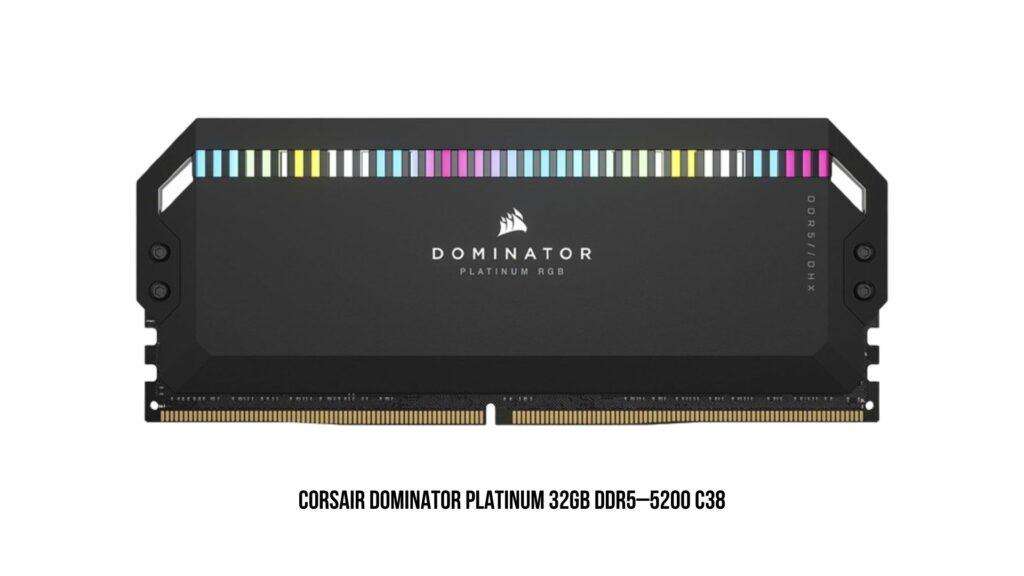 Best RGB DDR5 ram: Corsair Dominator Platinum 32GB DDR5 5200 C38 — Gaming Technology Series
