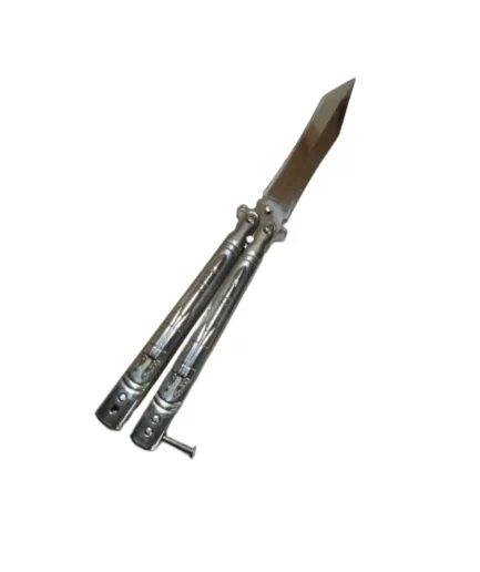 butterfly knife Silver